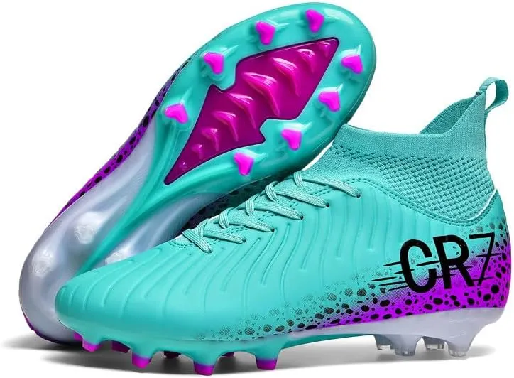 Men's Soccer Shoes of Spike Boys and Girl Students Grass Training Shoes Outdoor Football Shoes Unisex