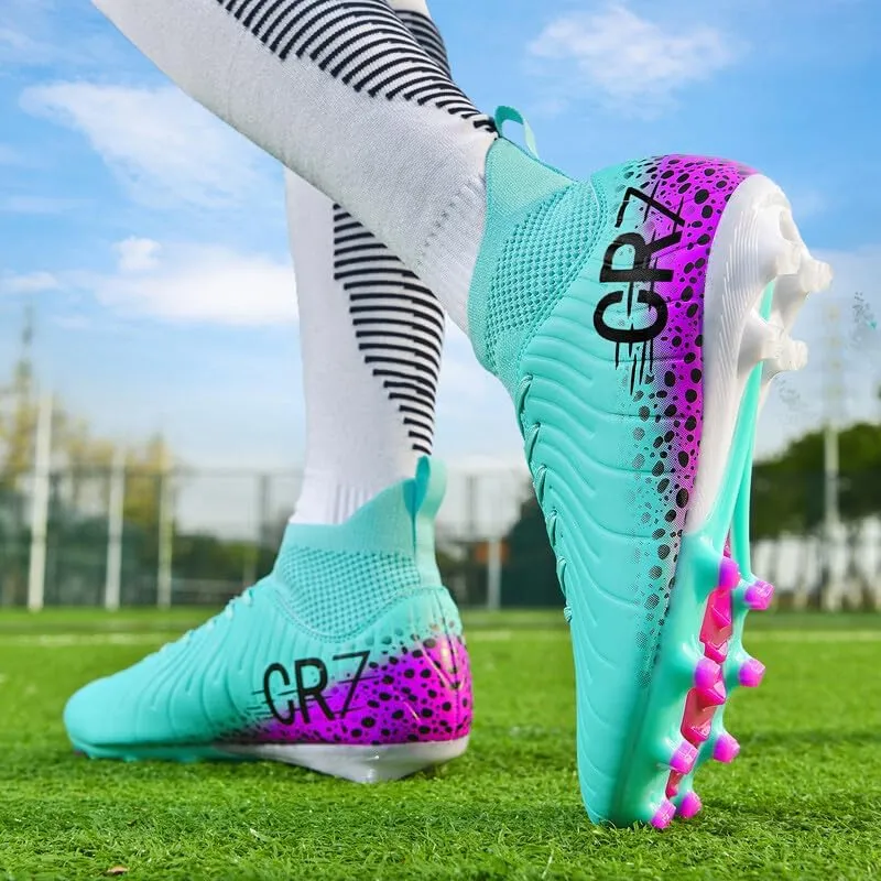 Men's Soccer Shoes of Spike Boys and Girl Students Grass Training Shoes Outdoor Football Shoes Unisex