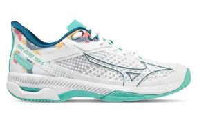 Mizuno Wave Exceed Tour 5 AC B White/turquoise/moroccan Blue Womens