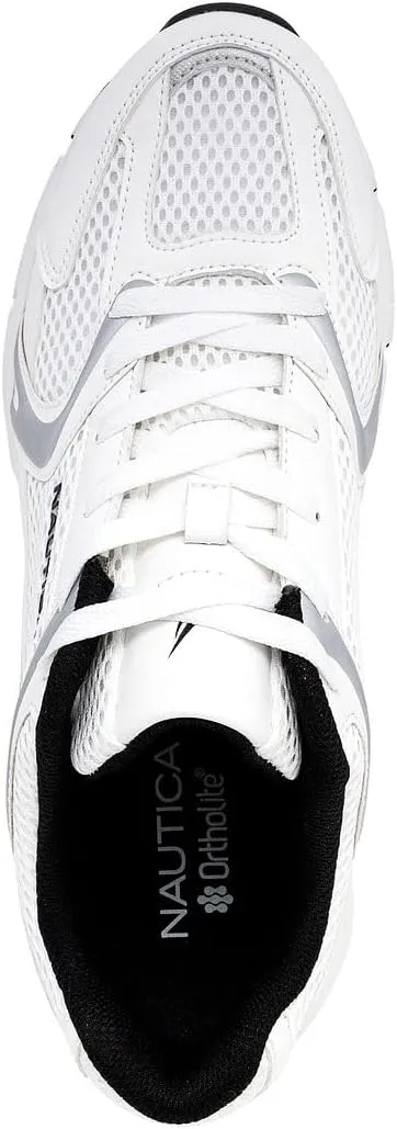 Nautica Mens Running Sneakers Sport Fashion Lace-Up Athletic Soft Shoes for Gym Tennis Men  Cushioned, Breathable, Lightweight & Comfortable