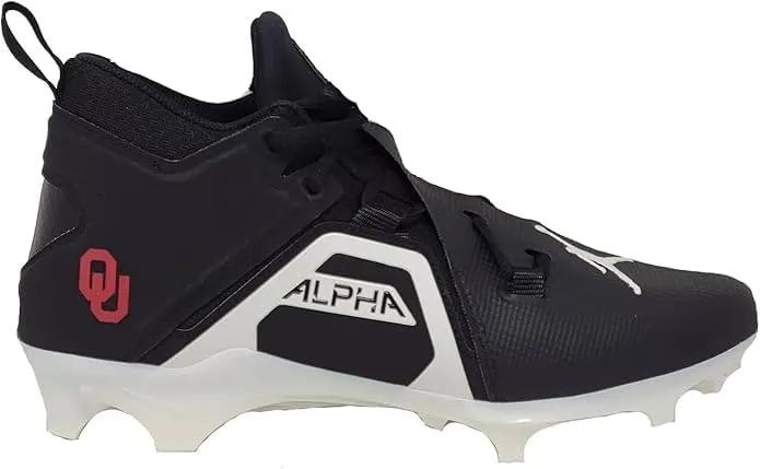 Nike Jordan Alpha Menace Pro 3 Oklahoma Sooners PE 'Player Edition' Men's Football Cleats 'Black/White' (DH3368-004) - Size 17