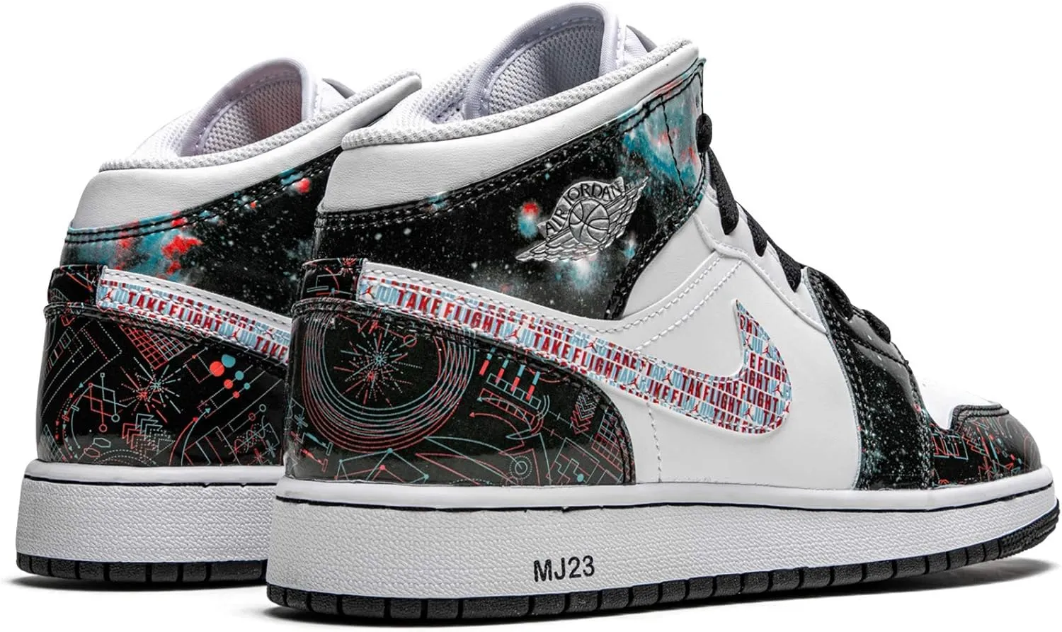 Nike Youth Air Jordan 1 Mid Se GS Electro Orange