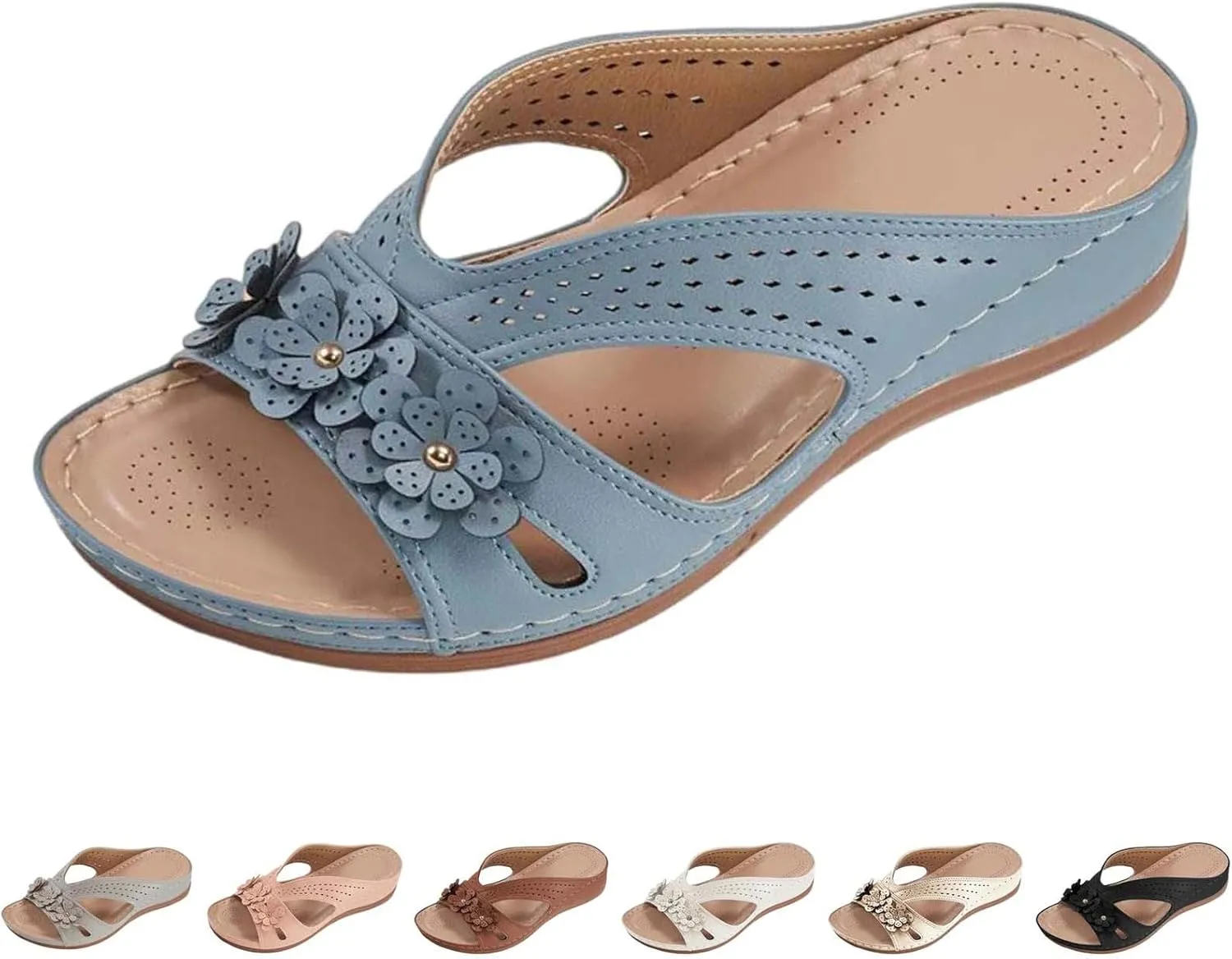 Pillow Slippers for Women and Men | House Slides Shower Sandals | Cushioned Thick Sole for Plantar Fasciitis