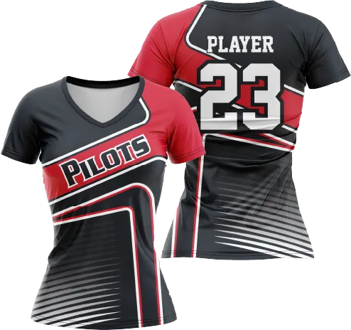 Pinecrest Pilots Women's V-neck Jersey