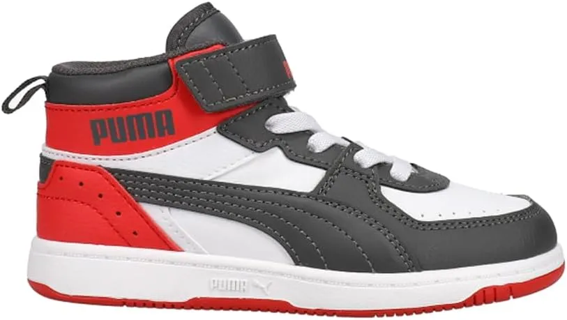 PUMA Toddler Boys Rebound Joy High Sneakers Shoes Casual - White - Size 4 M