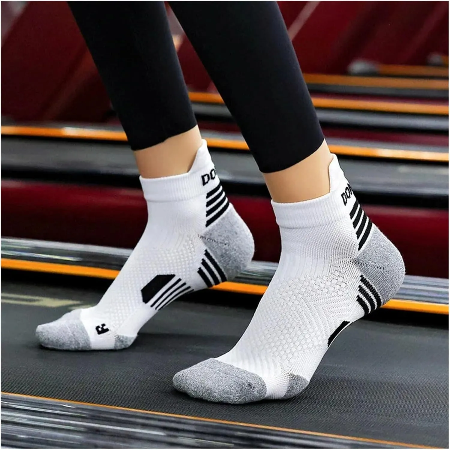 Running Sock Men Women Sports Fitness Thickened Cushioned Short Tube Low Cut Boat Ankle Socks
