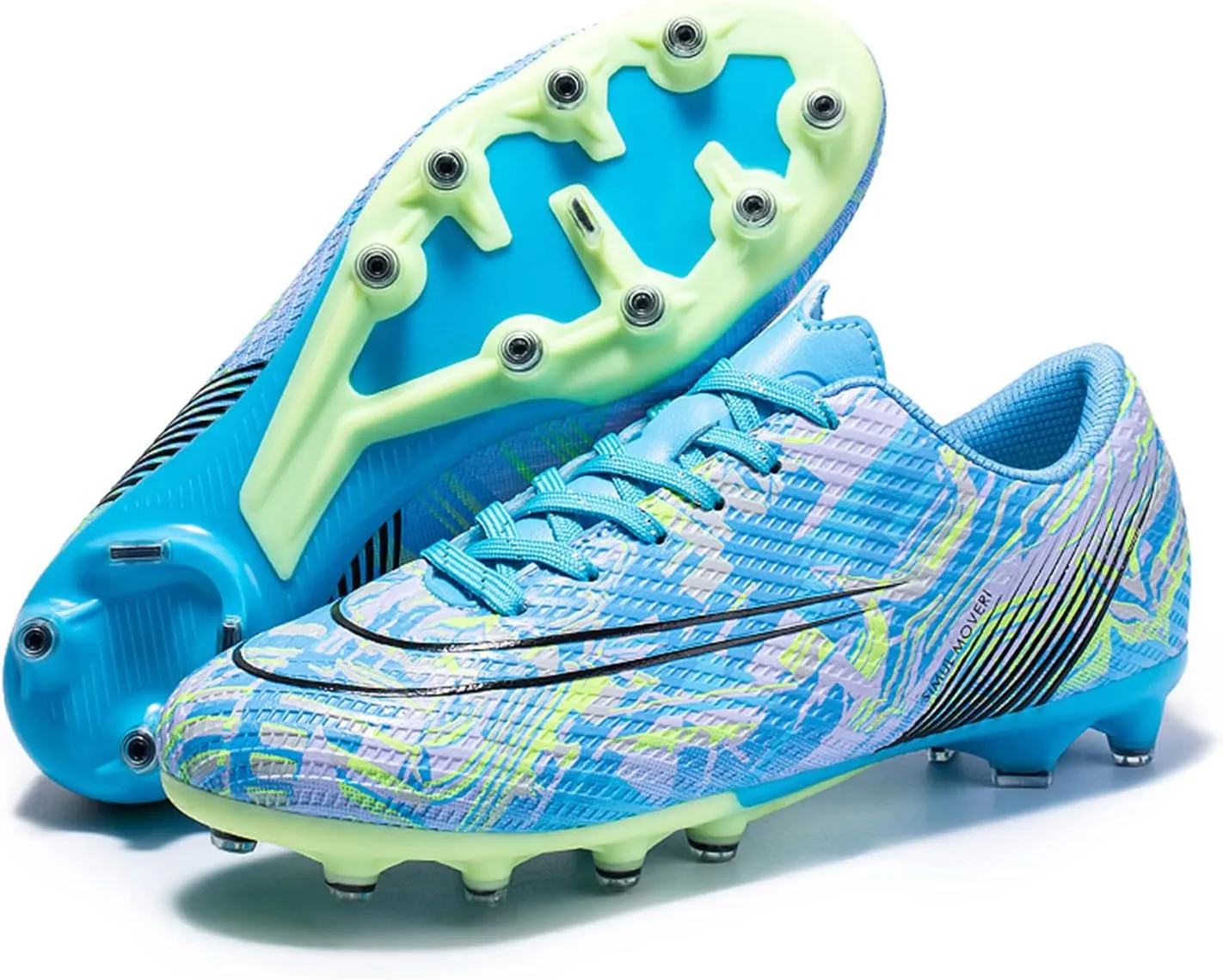 Soccer Cleats Men's Soccer Shoes Boys' Soccer Shoes Fg/ag Spikes Outdoor Professional Football Shoes Indoor Training Turf Soccer Shoe Unisex