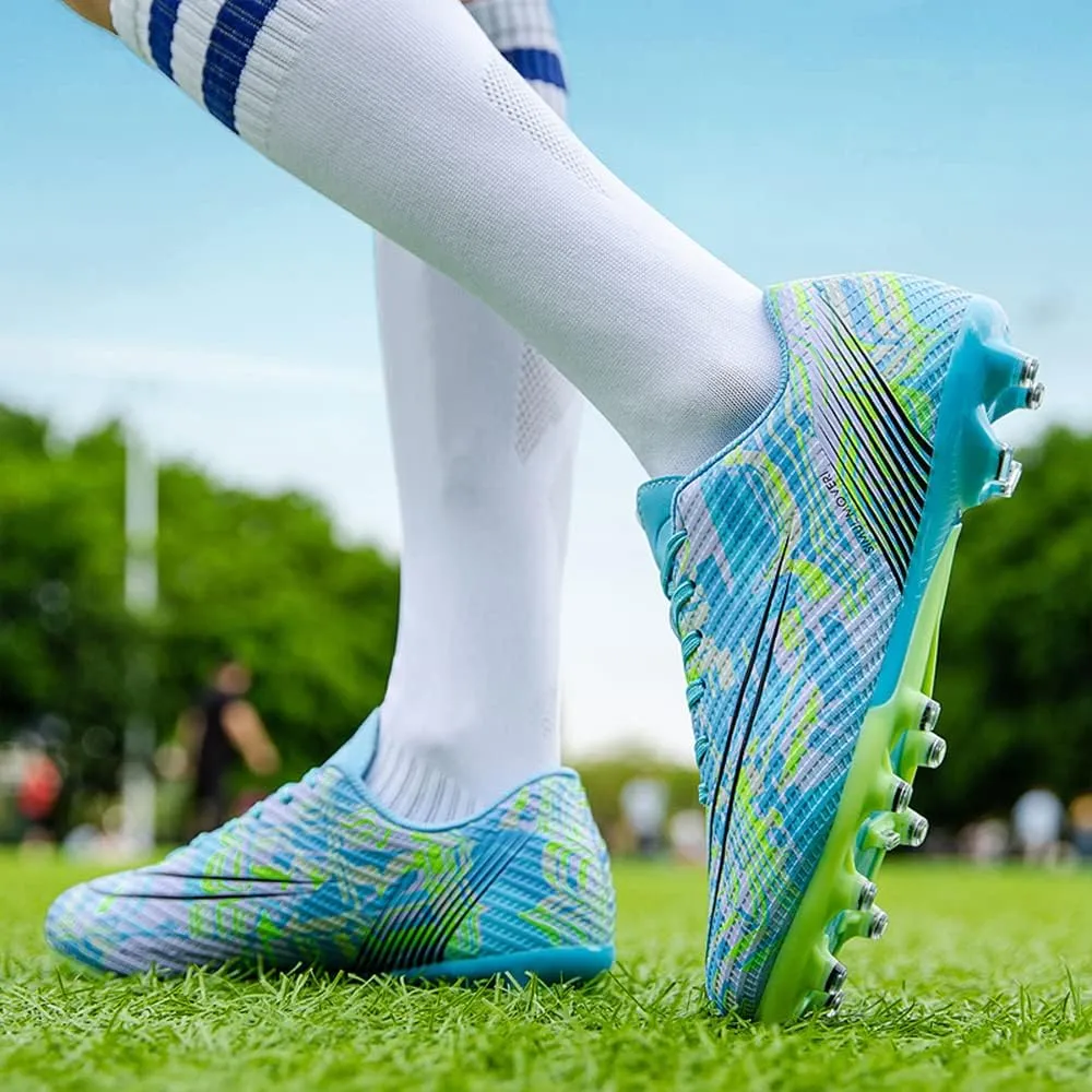 Soccer Cleats Men's Soccer Shoes Boys' Soccer Shoes Fg/ag Spikes Outdoor Professional Football Shoes Indoor Training Turf Soccer Shoe Unisex