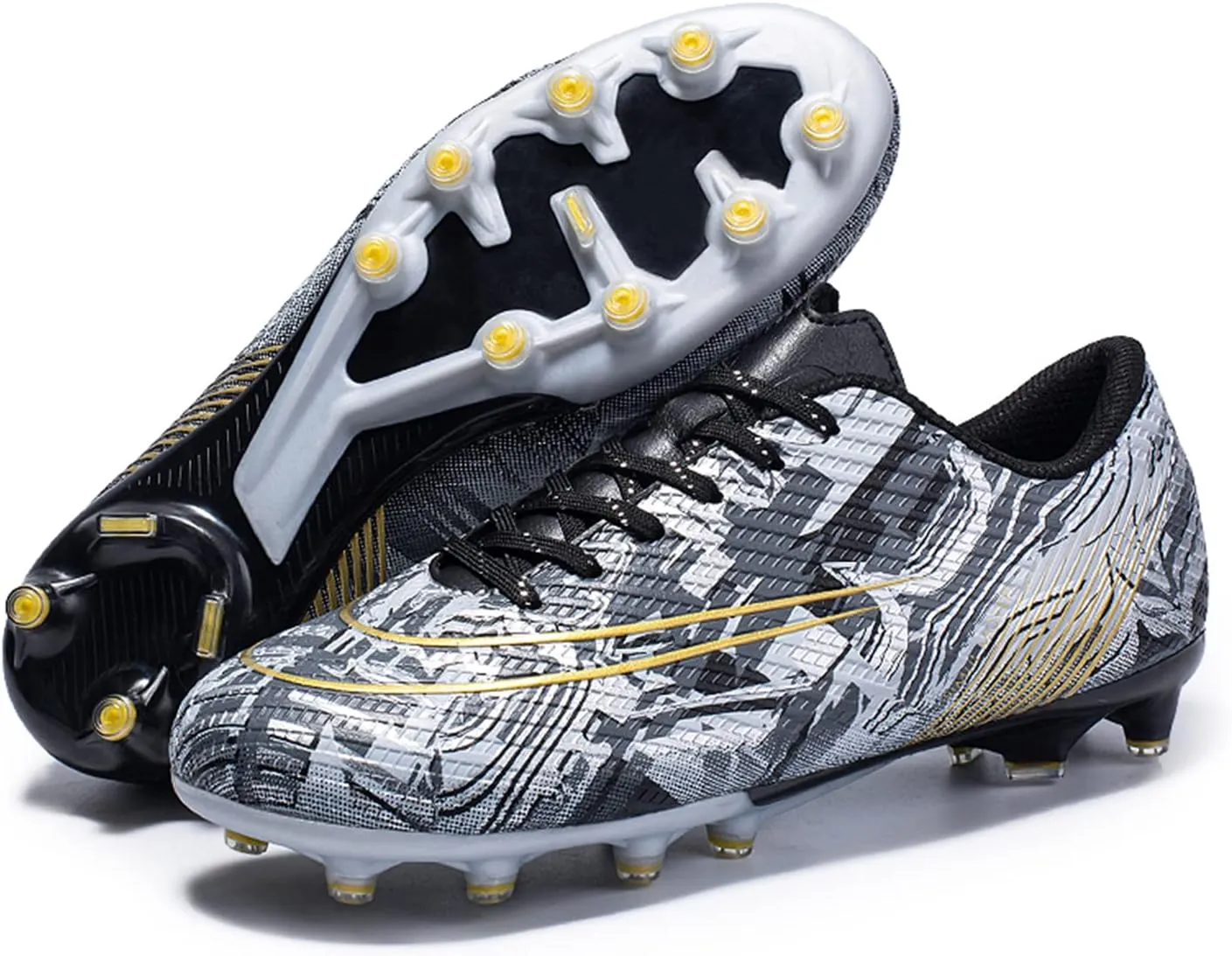 Soccer Cleats Men's Soccer Shoes Boys' Soccer Shoes Fg/ag Spikes Outdoor Professional Football Shoes Indoor Training Turf Soccer Shoe Unisex