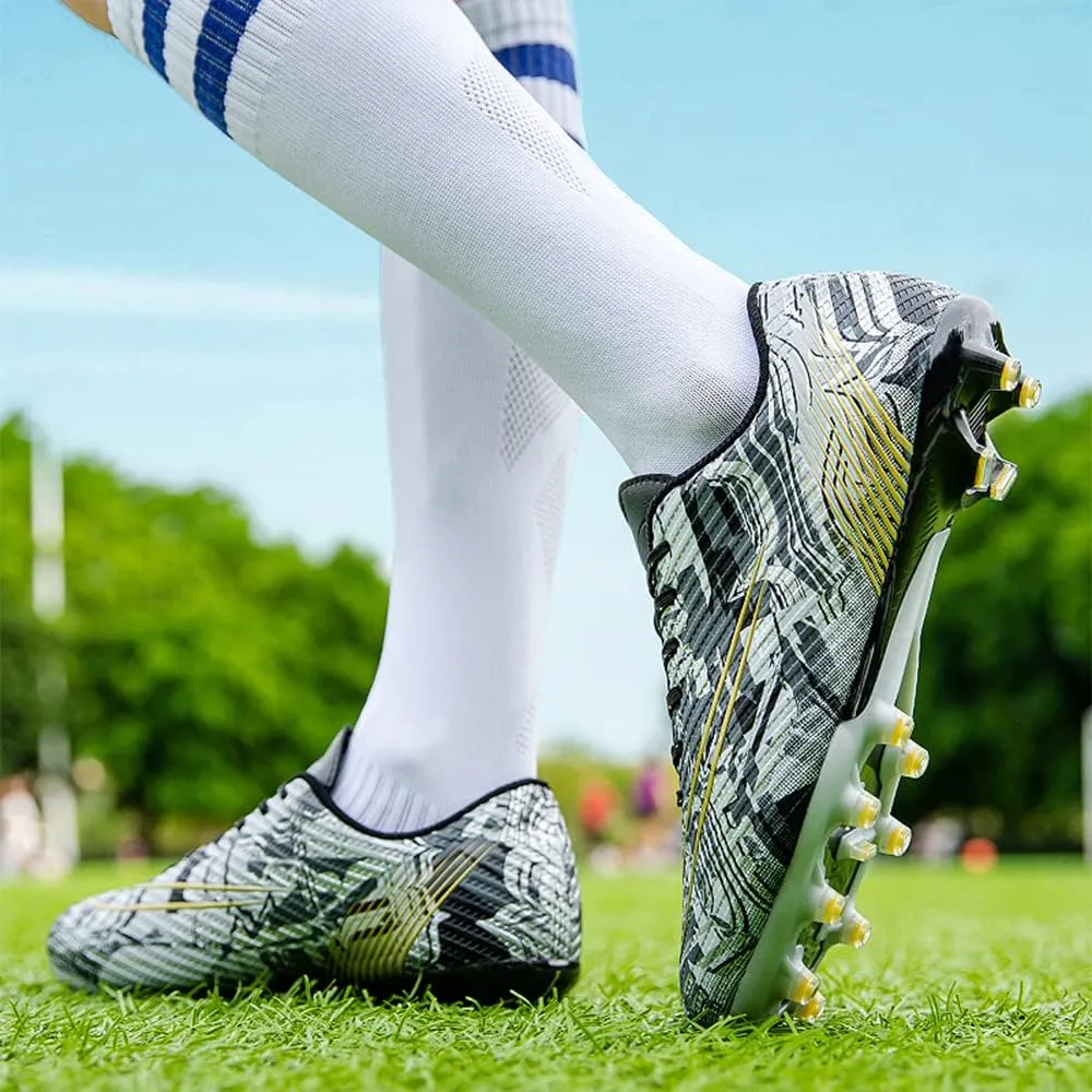 Soccer Cleats Men's Soccer Shoes Boys' Soccer Shoes Fg/ag Spikes Outdoor Professional Football Shoes Indoor Training Turf Soccer Shoe Unisex