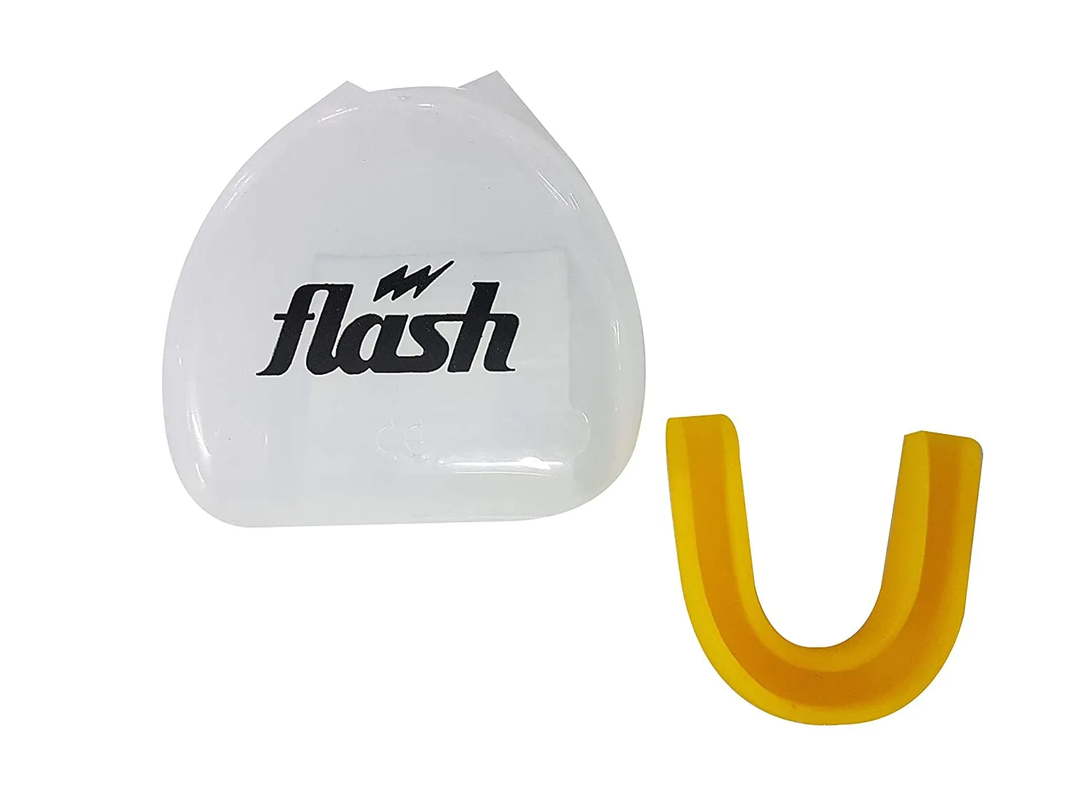 Synco Flavoured Mouth Guard/Gum Shield - for Boxing, MMA, Rugby, Muay Thai, Hockey, Judo, Karate Martial Arts and All Contact Sports| 1 Pc (Yellow)