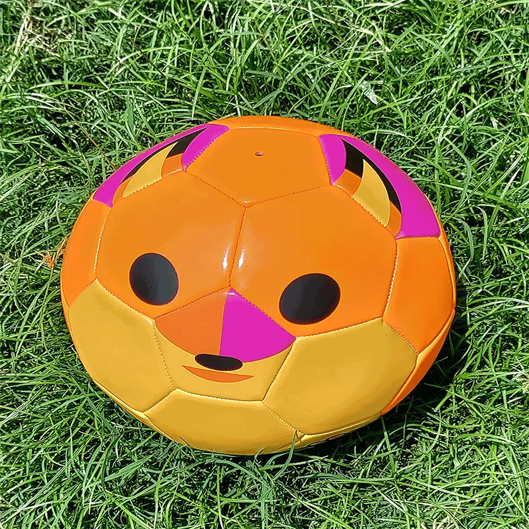 Synco Kids Football | Best Indoor/ Outdoor Game| Kids football| Educational Toy | Gift for Kids | Size-3 (Fox Football)