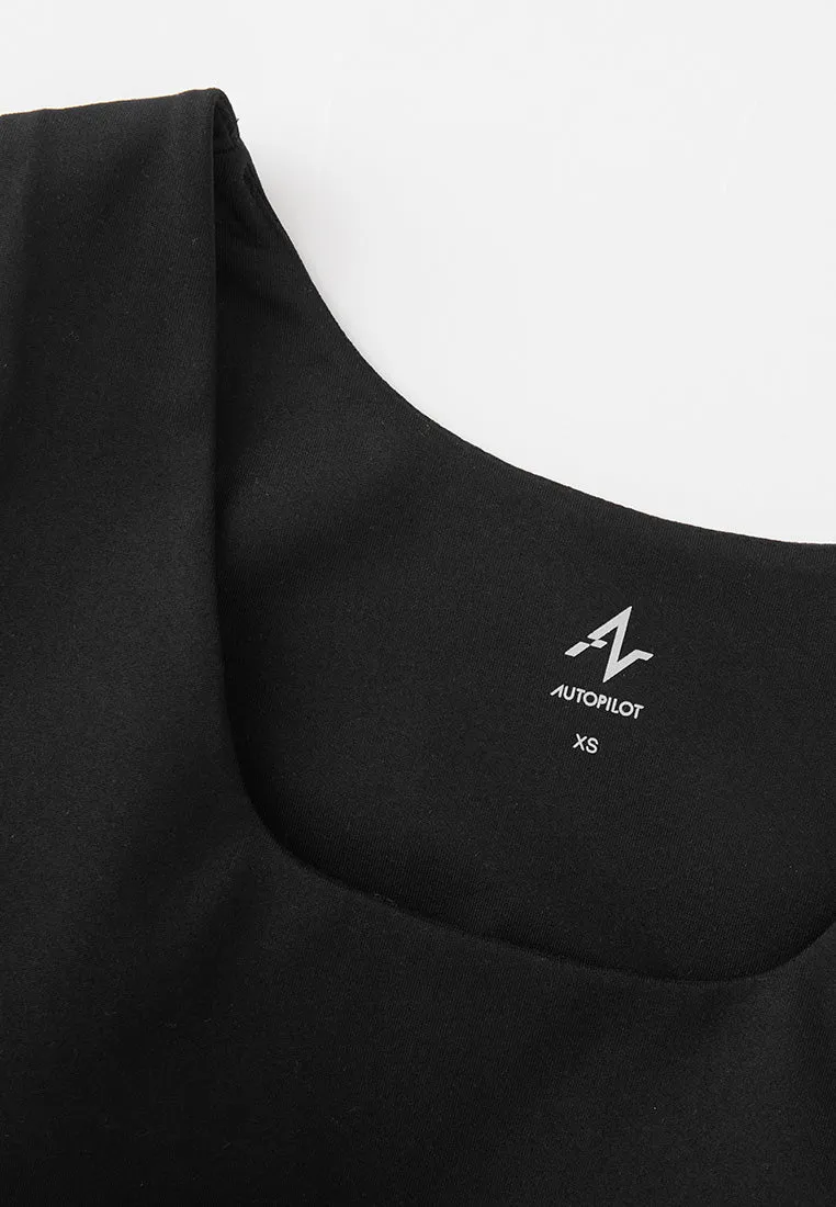 Thelma Mesh & Stretch Jersey Layering Tank