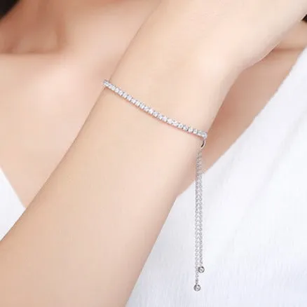 Thin Tennis Bracelet