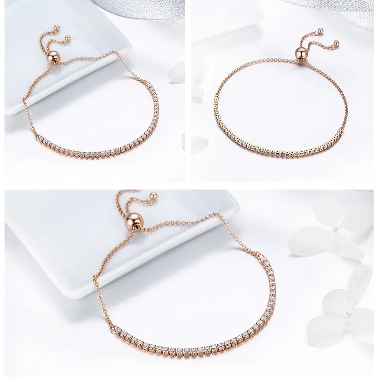 Thin Tennis Bracelet