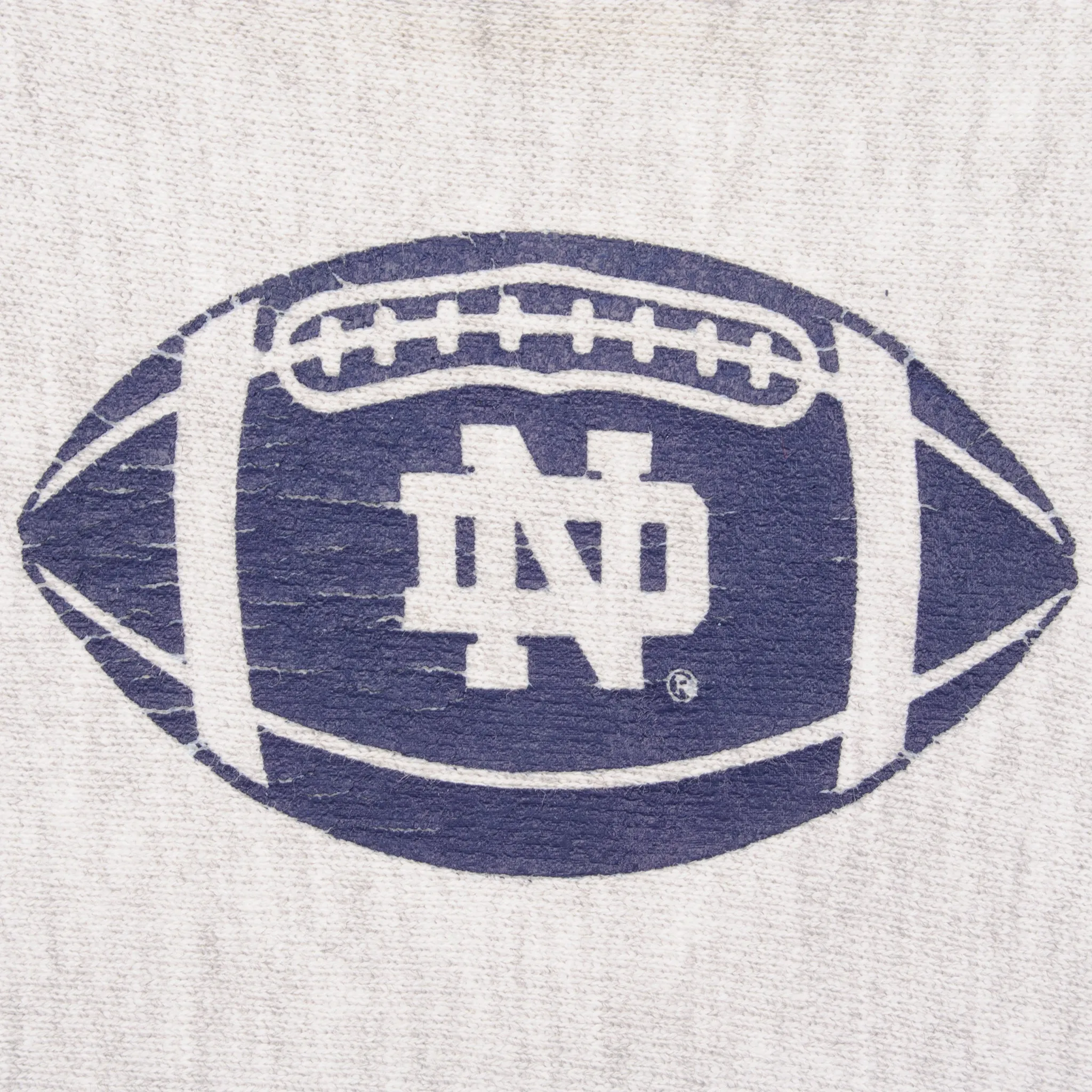 VINTAGE CHAMPION REVERSE WEAVE NOTRE DAME FOOTBALL SWEATSHIRT 1990S LARGE