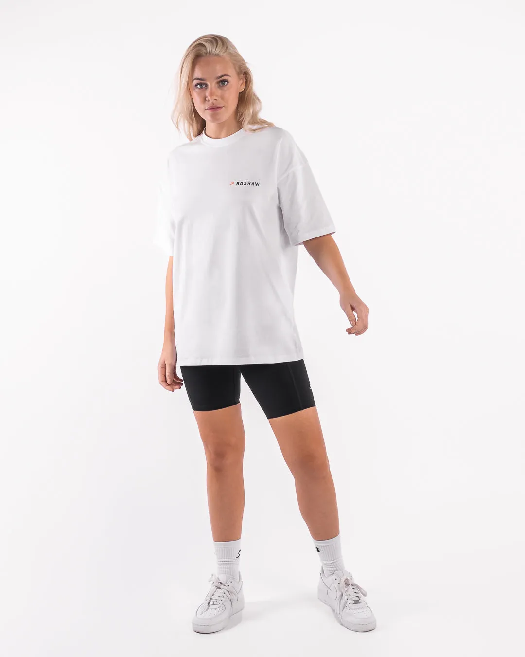 We Don't Play Boxing Oversized T-Shirt - White