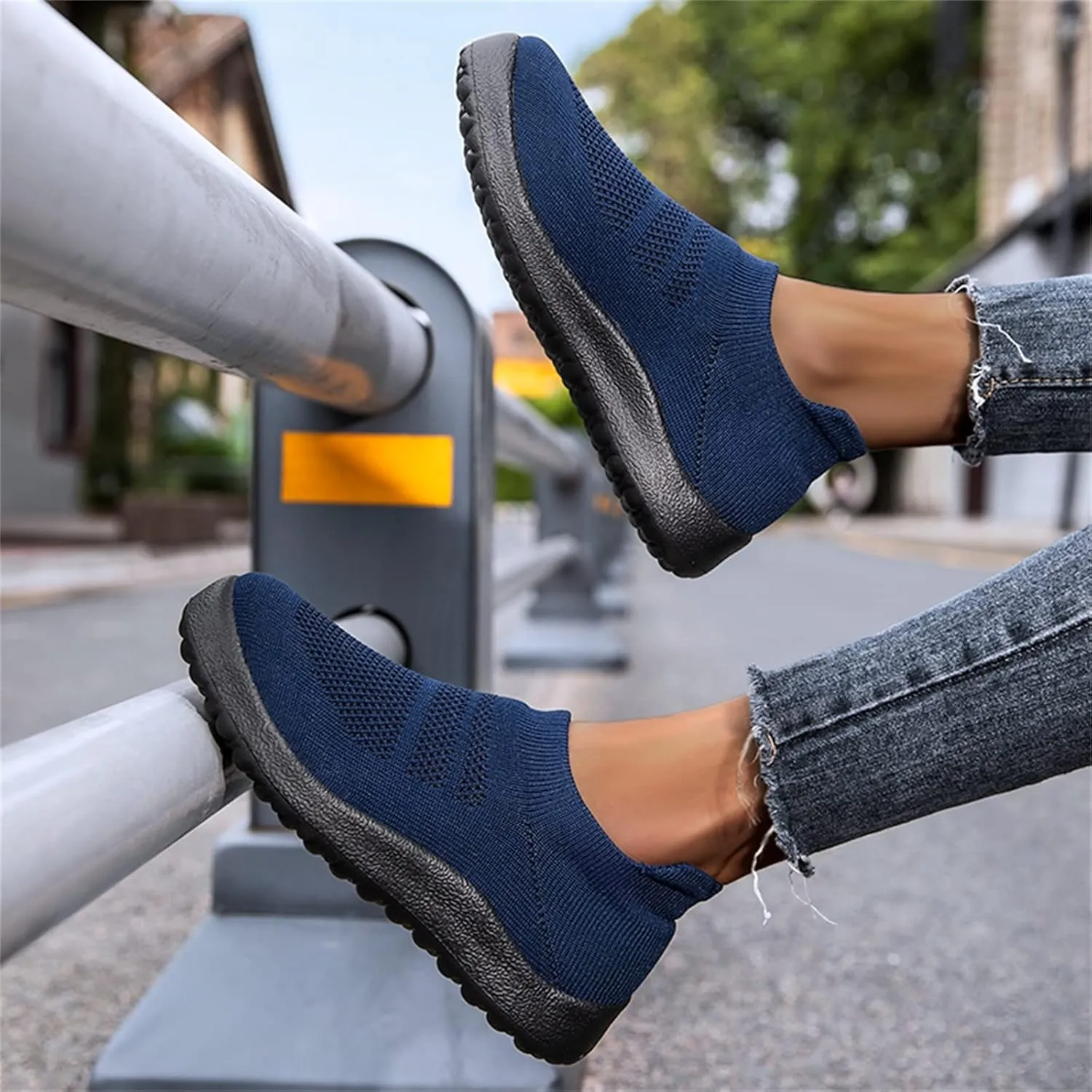 Women Running Shoes Lightweight Tennis Shoes Non Slip Tennis Shoes Womens Flat Feet Men Casual Shoes Dress Sneakers Slip On Tennis Shoe Loafers Shoe