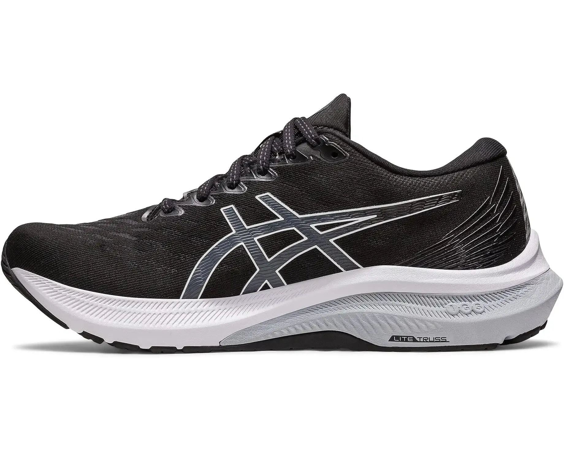 Womens ASICS GT-2000 11 Running Shoes - Sleek Black/White Design