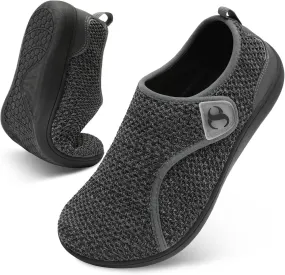 Womens Walking Shoes Comfortable Wide Diabetic Shoes Adjustable Zero Drop Edema Shoe Breathable Neuropathy Nursing Shoes Casual Wide Width Sneakers