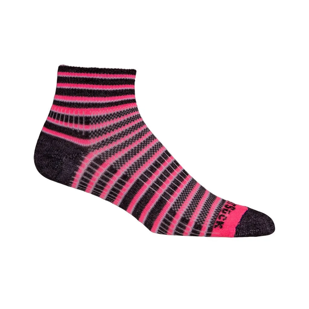 Wrightsock Stripes Coolmesh II  - Quarter